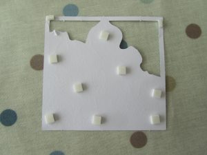 A2 with foam squares attached