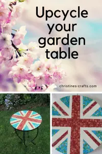 Upcycle your garden table