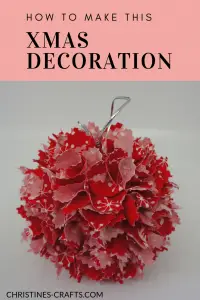 Fabric Baubles (how to make pin)