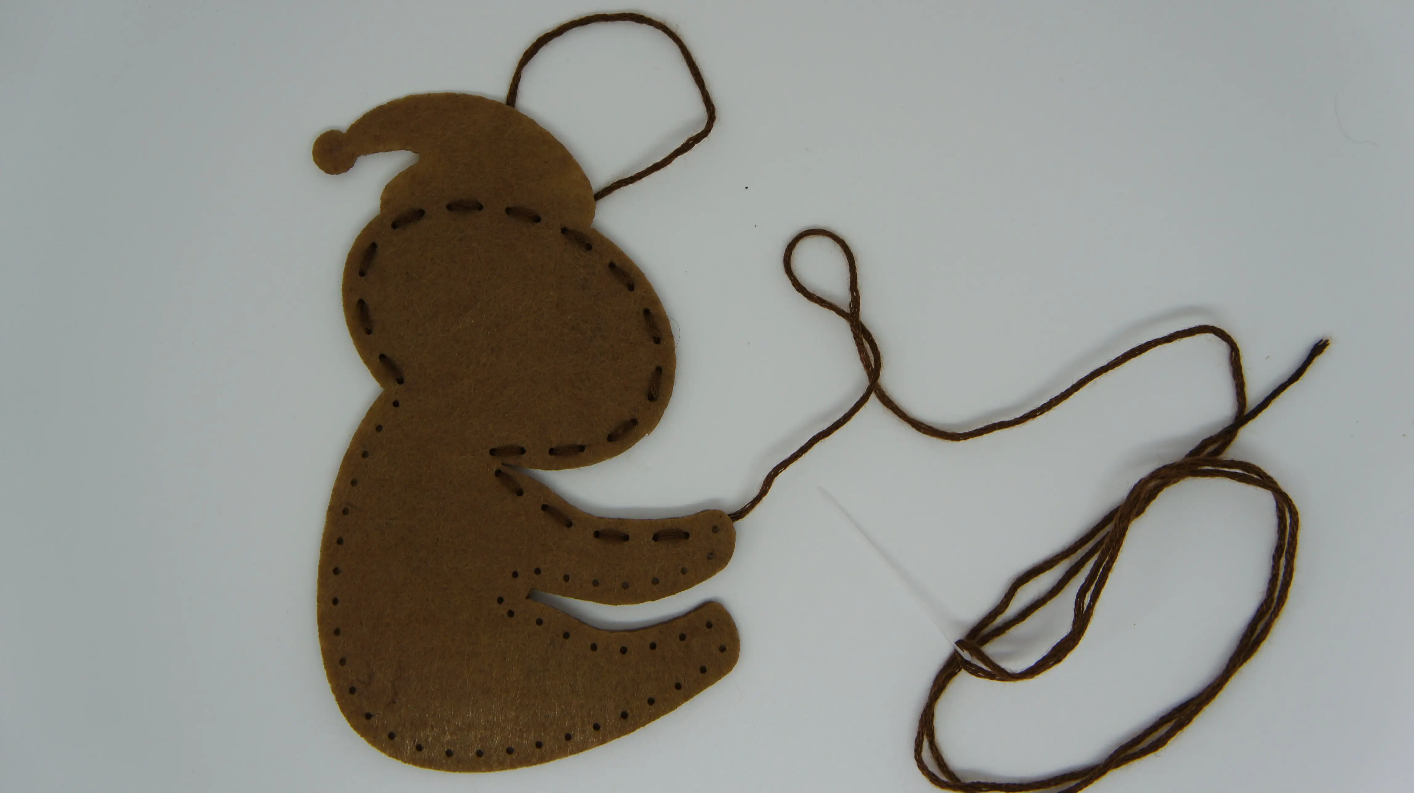 Christmas sloth decoration sewing