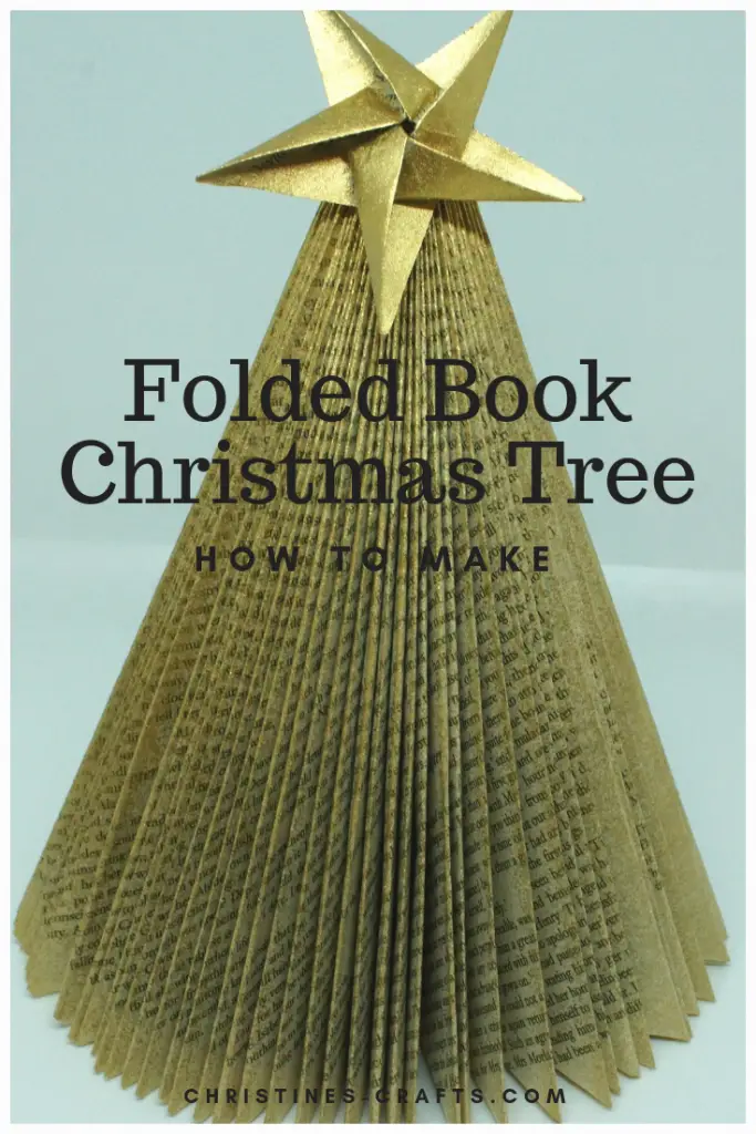 Folded Book Christmas Tree
