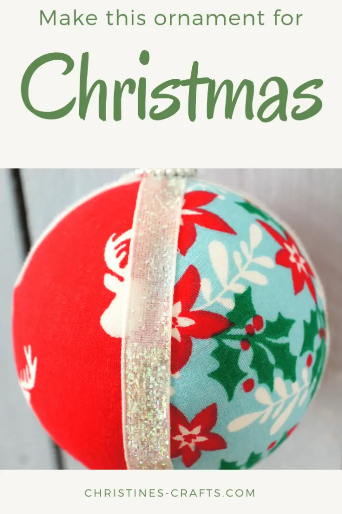 Xmas Fabric Ornament Tutorial