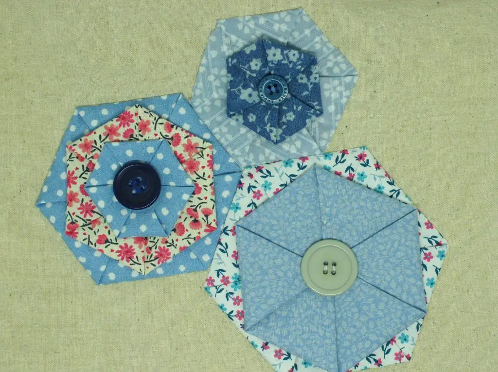 Fabric hexagons