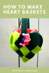 How to Make Heart Baskets Pin