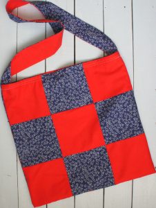 Patchwork shopping bag