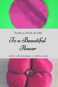 How to make Silk ball flowers