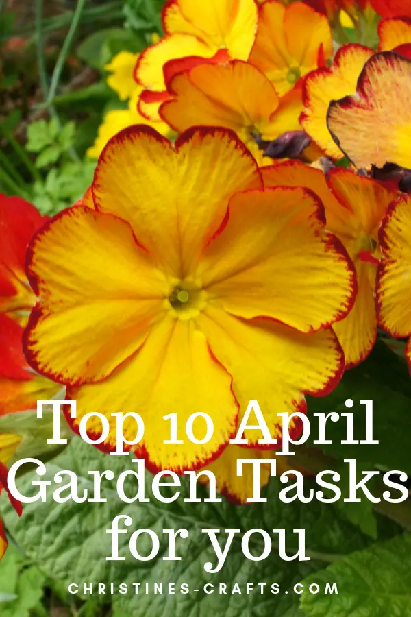 April Garden Tasks Pin