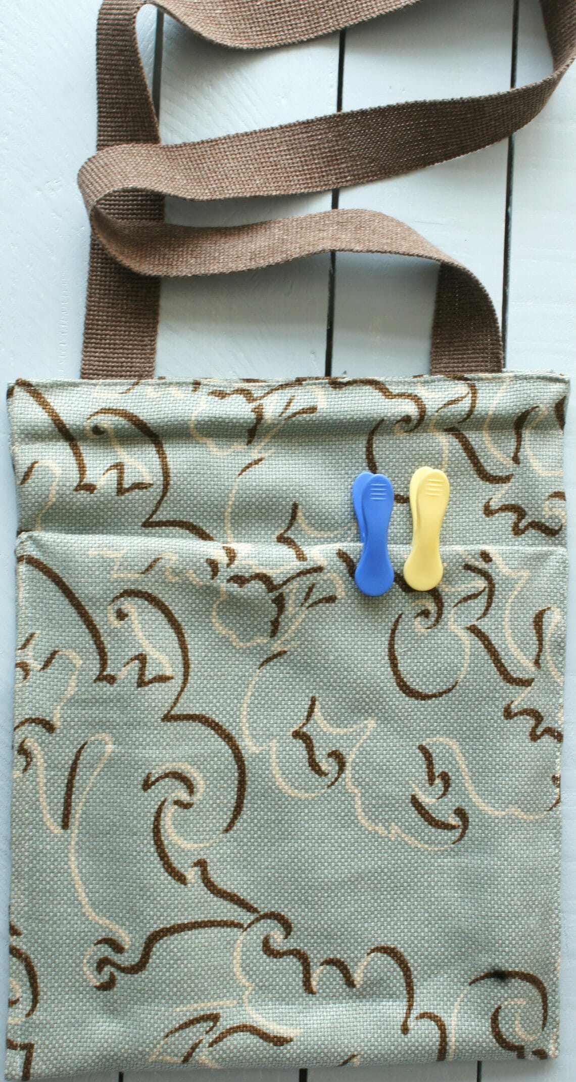 Clothespin / Peg Bag To Make Full Tutorial - Christine's Crafts