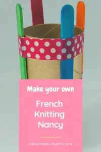french knitting pin
