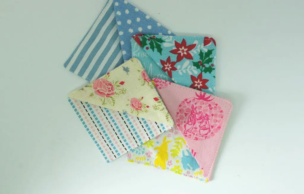 Fabric Corner Bookmarks