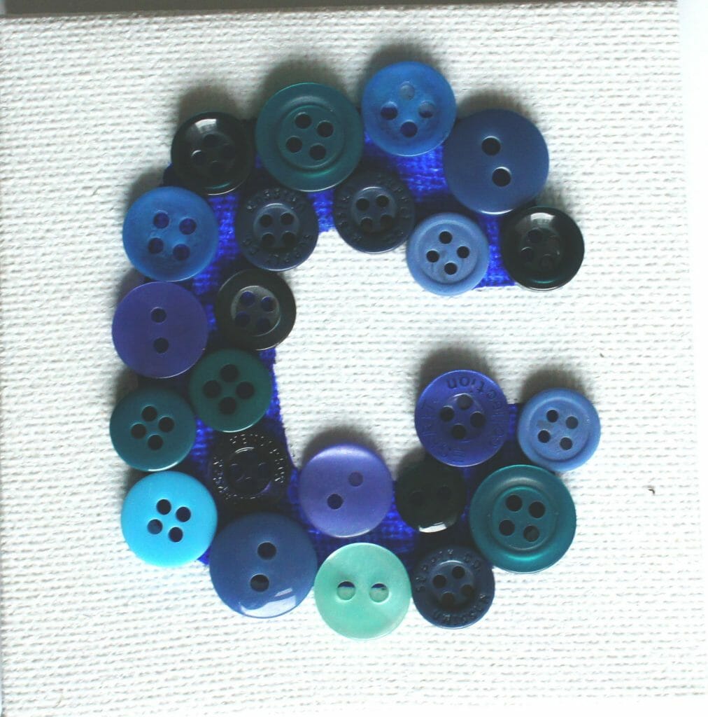 Button art buttons placed