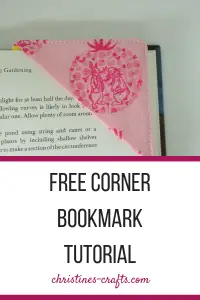 Fabric Corner Bookmark 