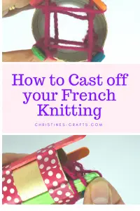 Cast off French Knitting