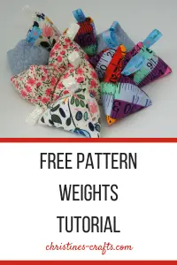 Make your own Pattern Weights - Christine's Crafts