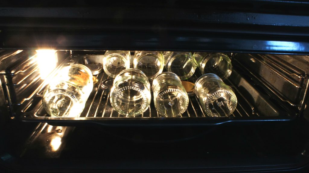 jars in oven