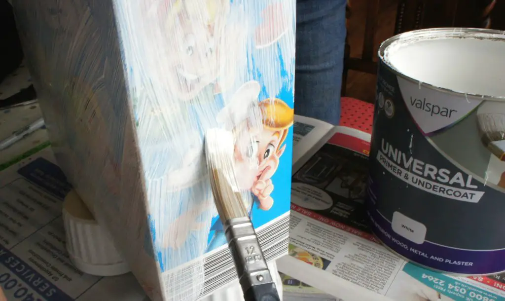Painting the holder white