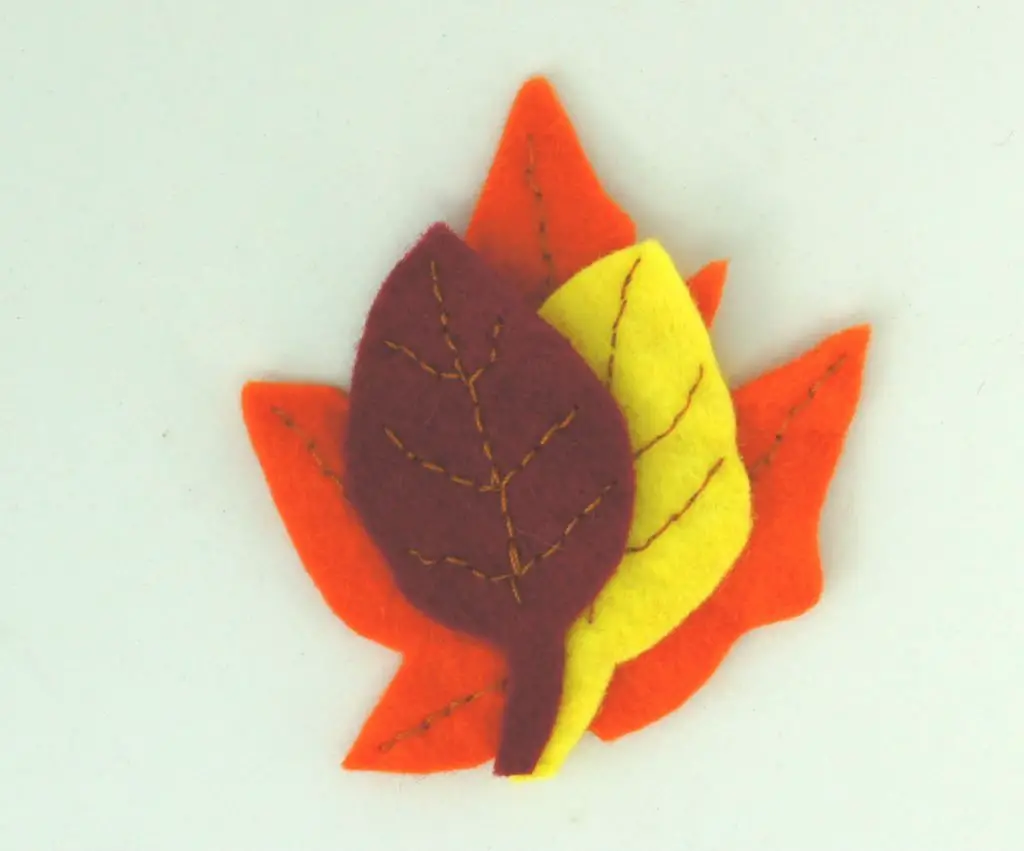 Fall leaves Brooch