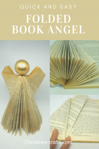 folded book angel 