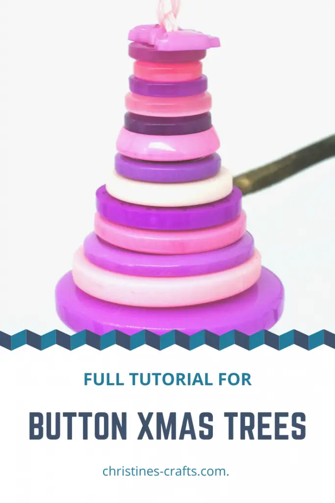 Button tree decorations