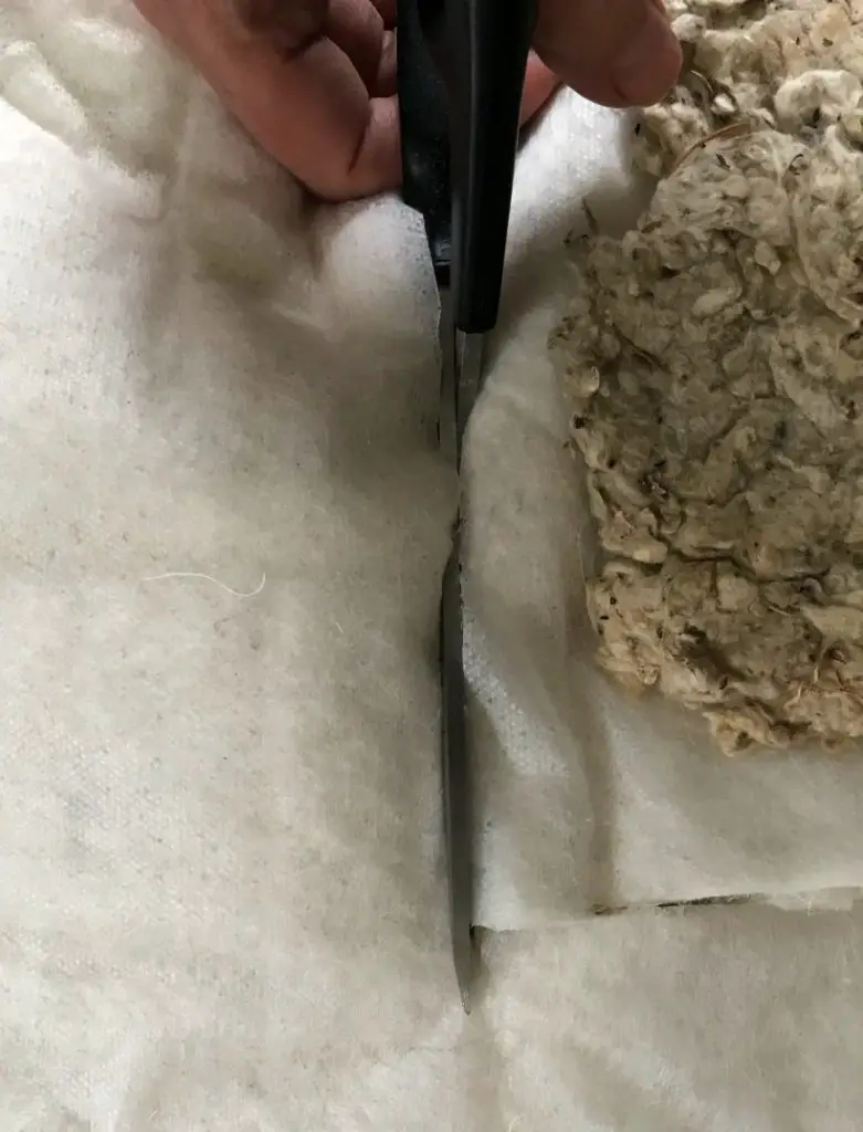 Cutting padding