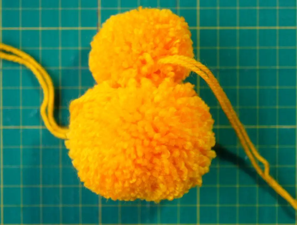 Pompoms tied together