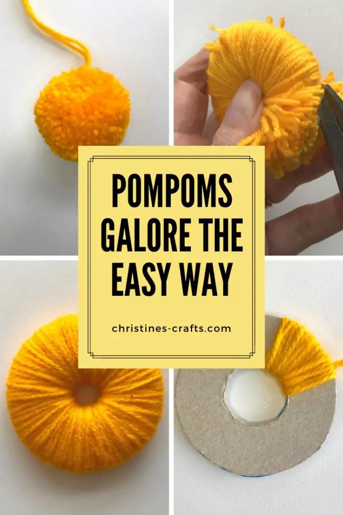 pompoms Pinterest pin