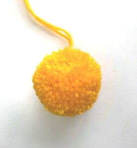 yellow pompom