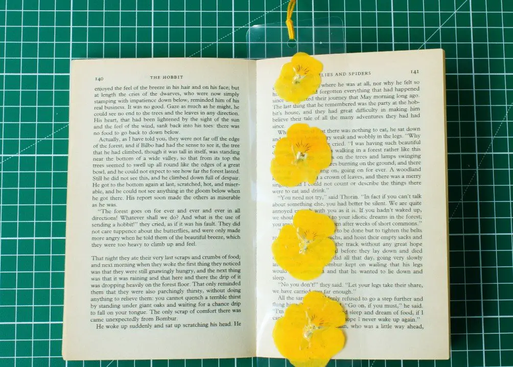 Pressed Flower Bookmark