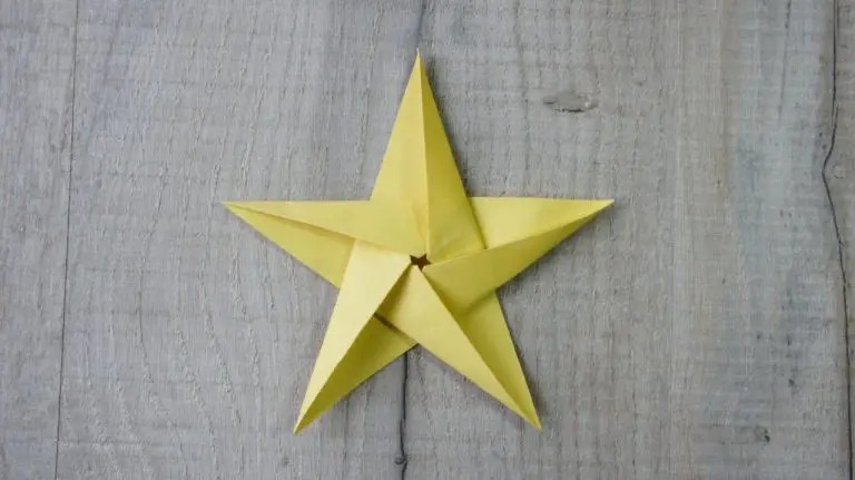 How to Make a 5 Pointed Star – Origami Tutorial