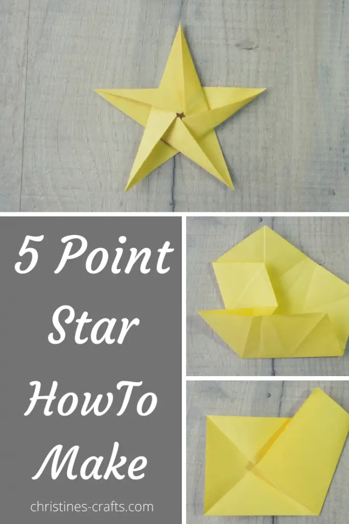 How to Make a 5 Pointed Star - Origami Tutorial