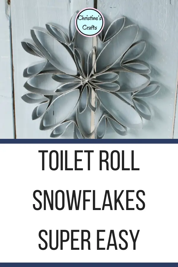 Toilet Paper Roll Snowflakes For Christmas Christines Crafts