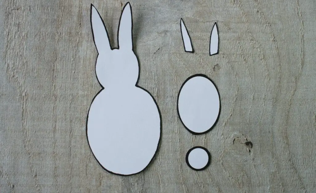 rabbit pattern pieces