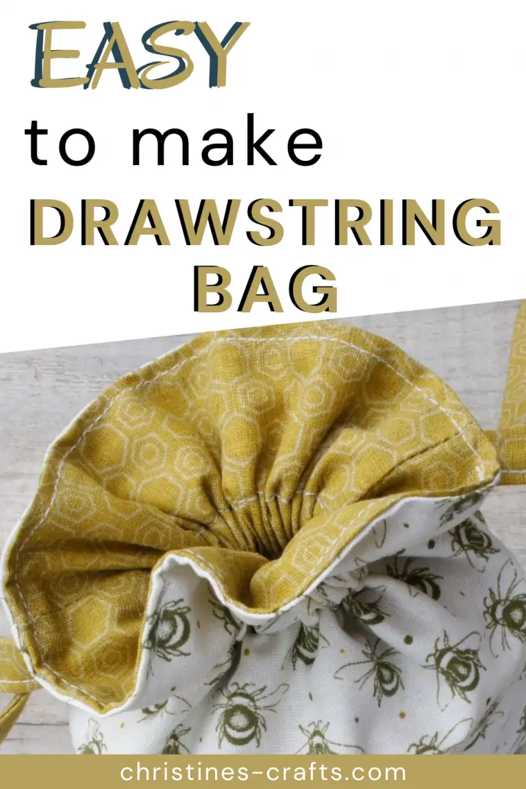 How to Make a Fully Lined Drawstring Bag with Boxed Bottom