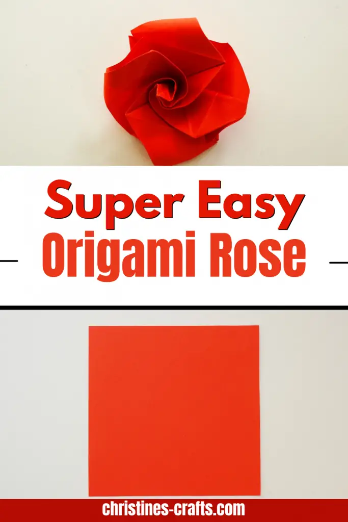 origami rose 