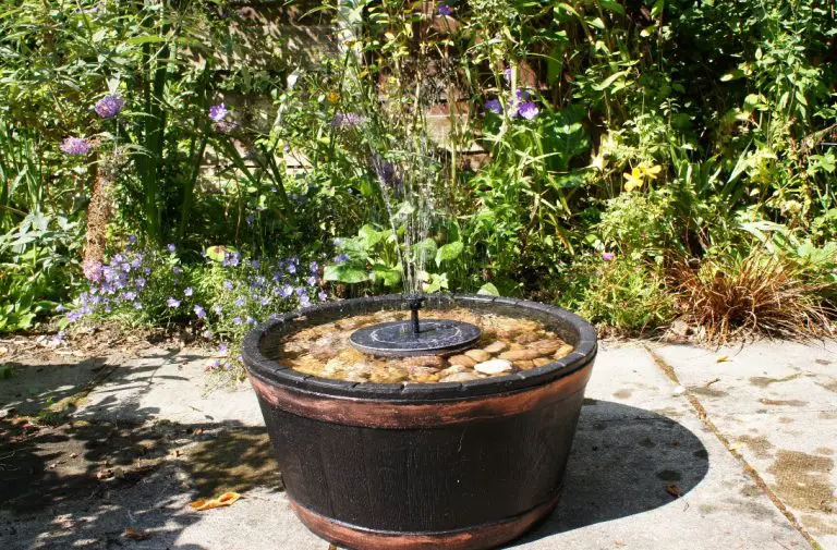 How to Make a Soothing Solar Powered DIY Water Feature in 10 Minutes
