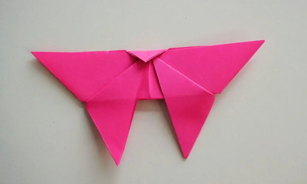 form Origami butterfly head