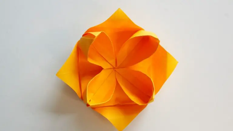 How to Make an Origami Lotus Flower
