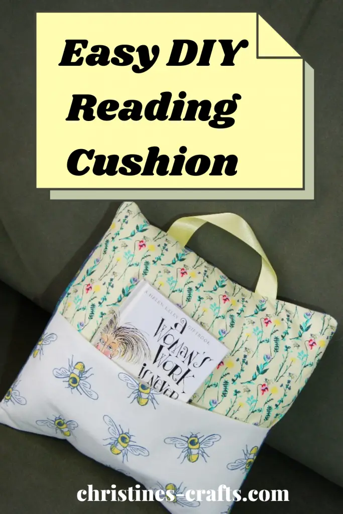 Easy DIY reading cushion 