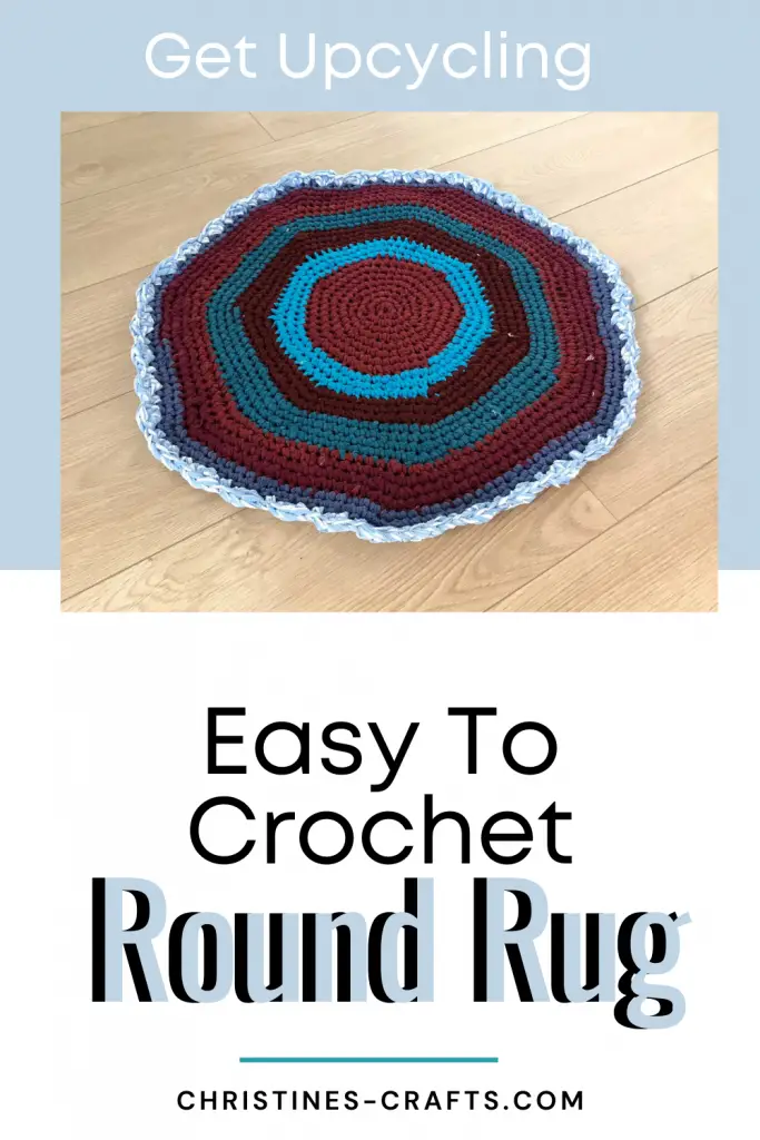 crochet a rug with t shirt yarn