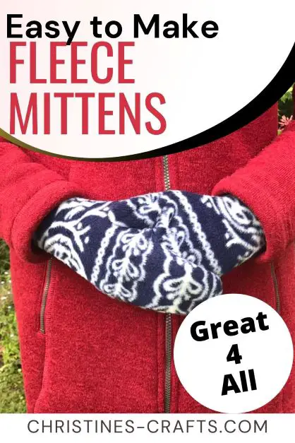 fleece mittens to sew