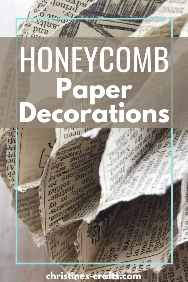 honeycomb paper decorations 