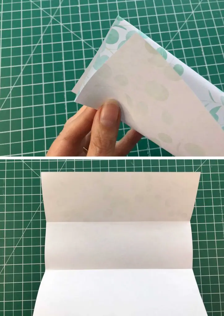 first Origami folds
