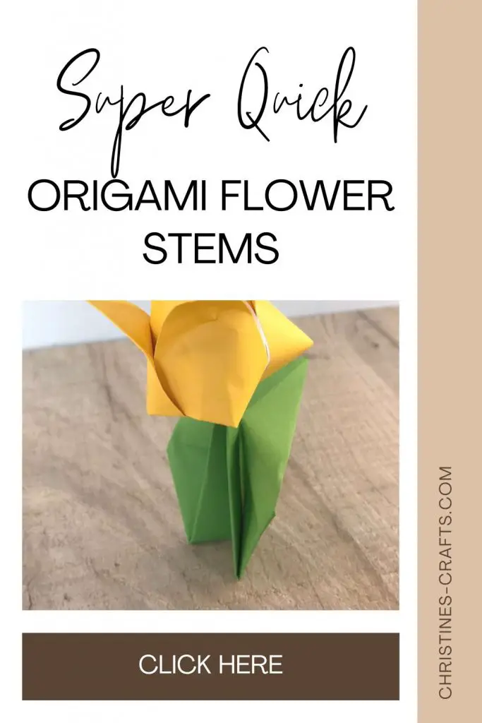 Origami stems pinterest pin