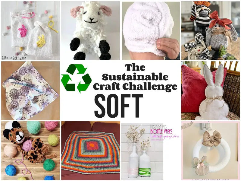 sustainable craft challenge collage