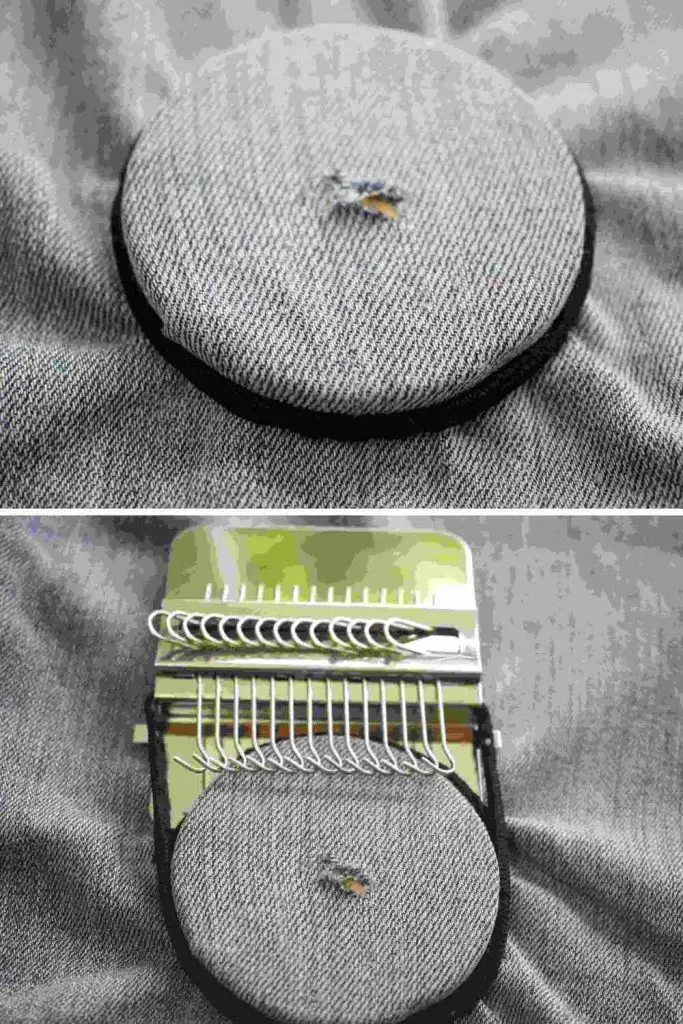 speedweve loom onto fabric