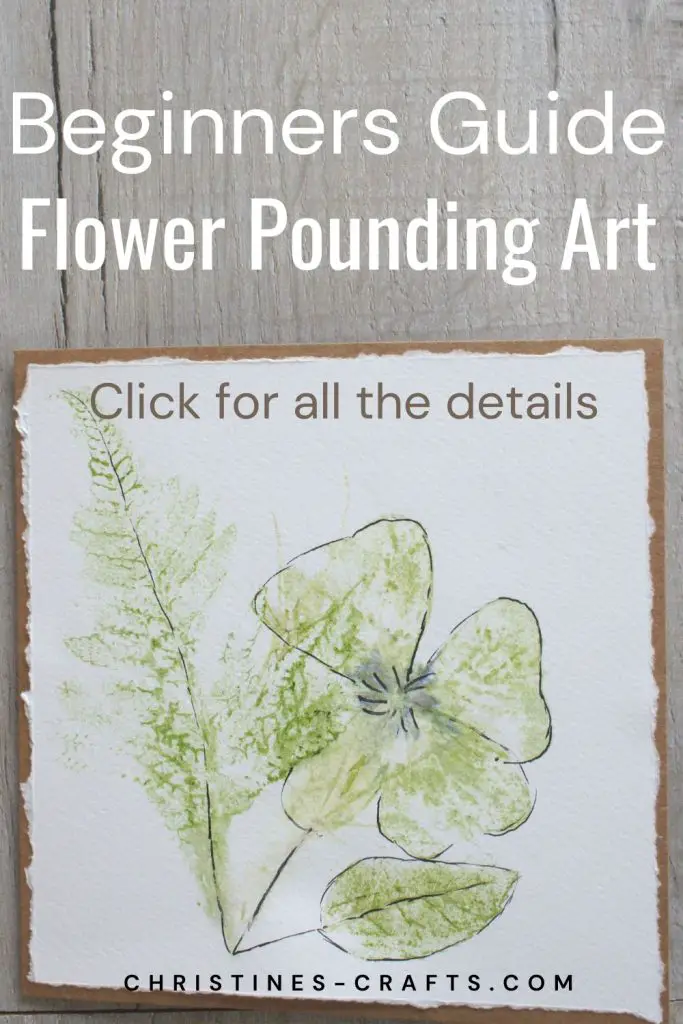 flower pounding pin