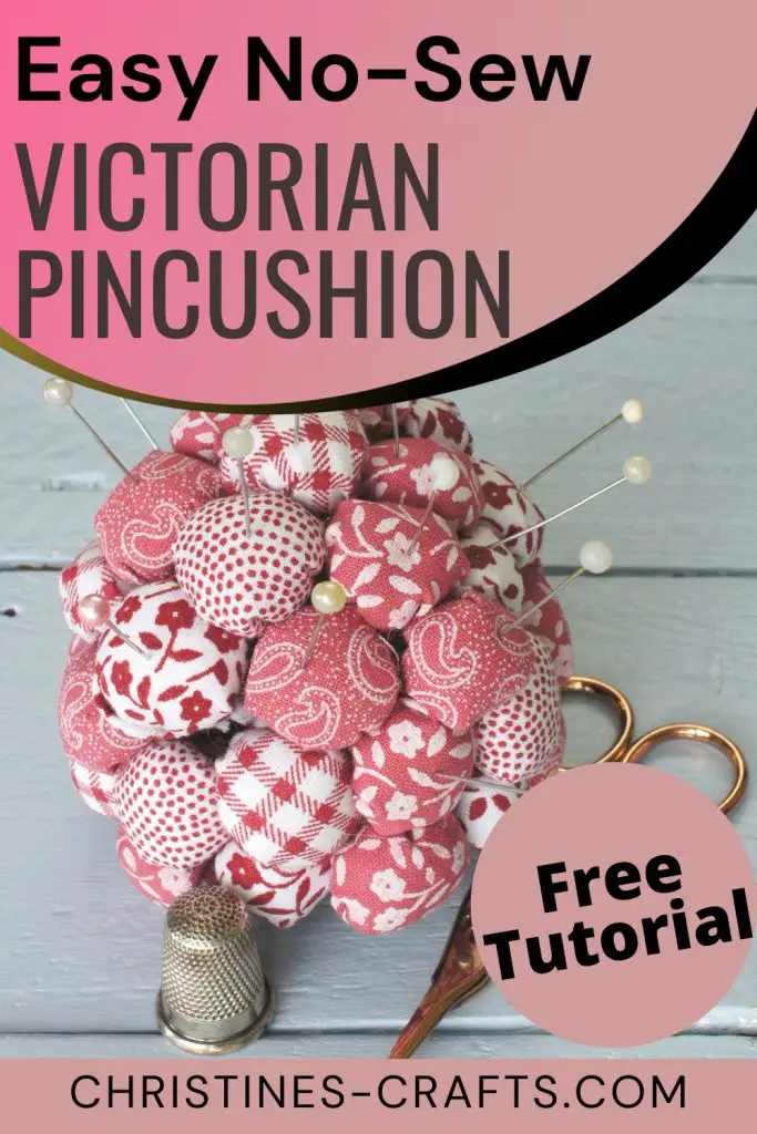 no sew pincushion Pinterest pin