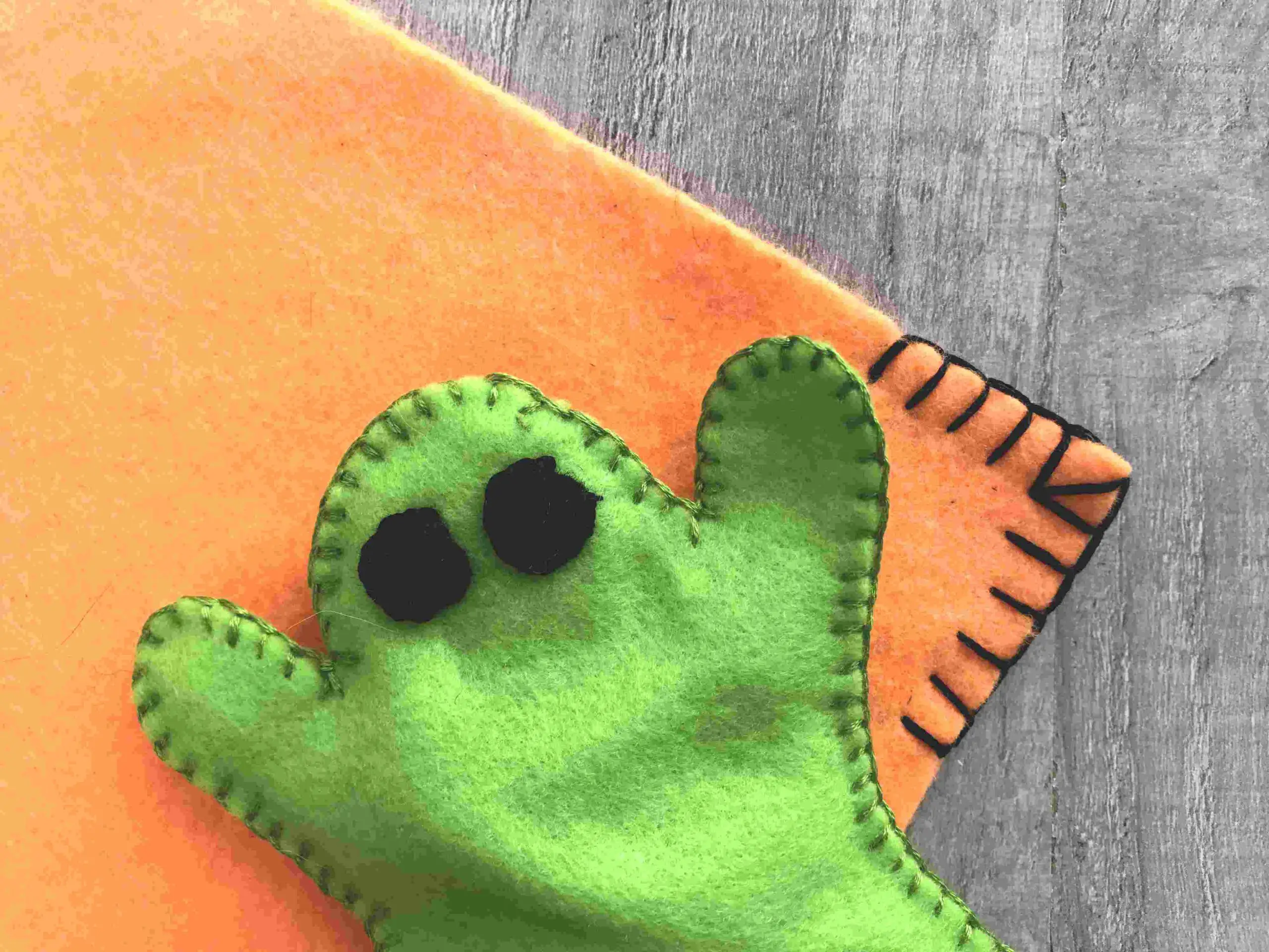 2 examples of blanket stitch