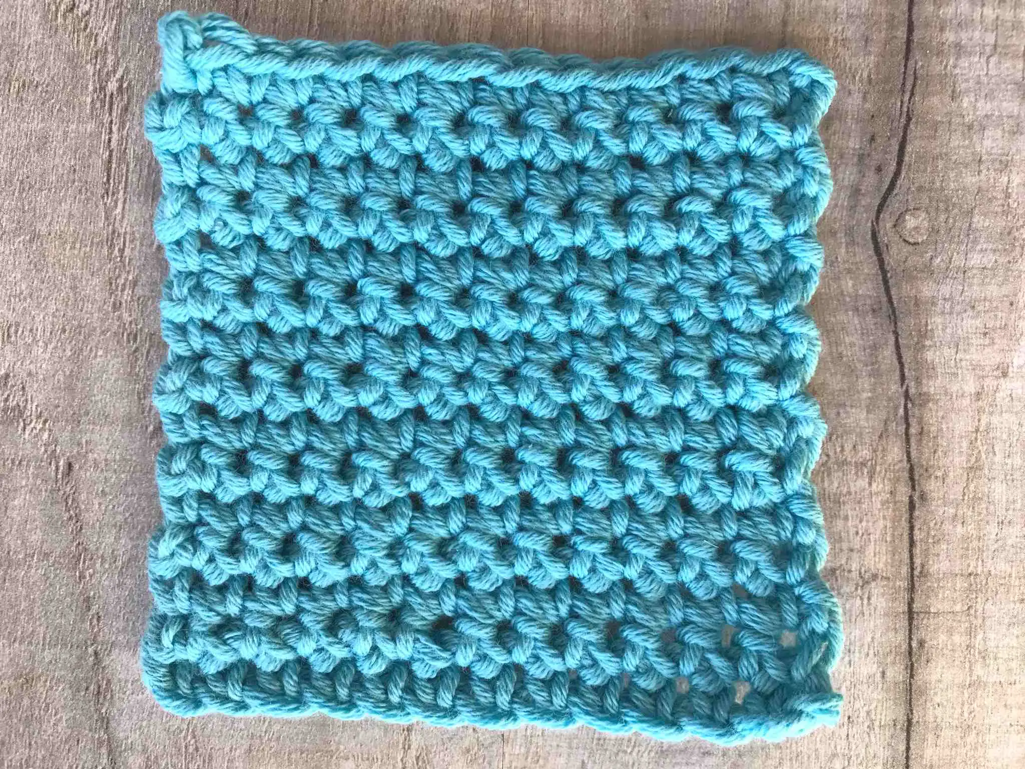 single crochet stitch make up wipe