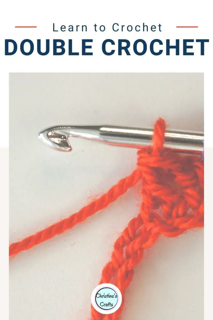 treble crochet Pinterest pin